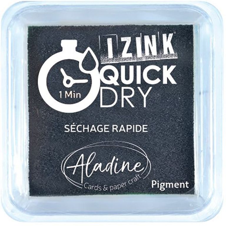 Razítkovací polštářek Quick Dy černý Aladine