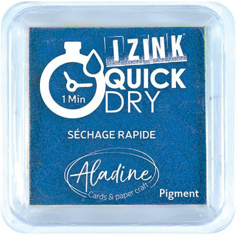 Aladine Razítkovací polštářek Aladine Izink Quick Dry, rychleschnoucí - VYBERTE ODSTÍN - Razítkovací polštářek Aladine Izink Quick Dry - marine, námořnický modrý