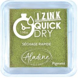 Obrázek produktu: Razítkovací polštářek Izink Quick Dry, rychle schnoucí - olivová zelená