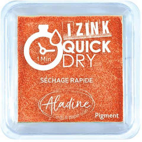 Obrázek produktu: Razítkovací polštářek Izink Quick Dry, rychle schnoucí - oranžová