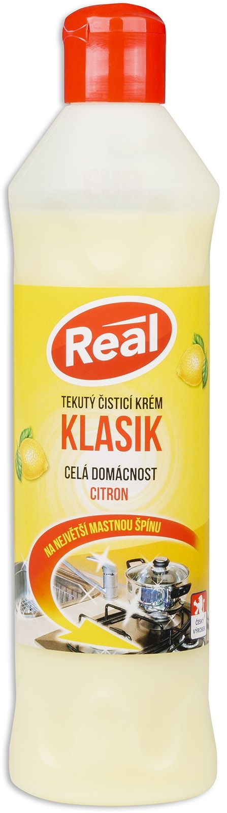REAL Classic Tekutý čisticí krém univerzální Lemon 600 g