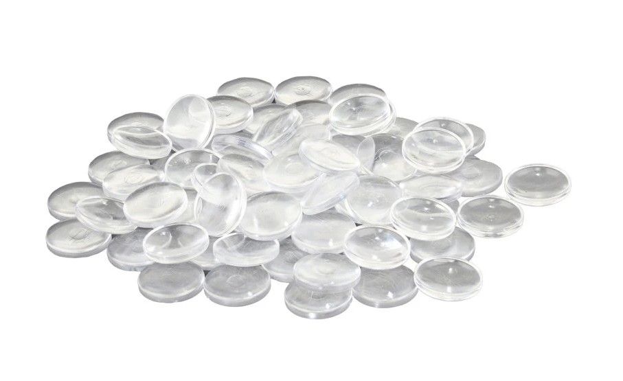 RePlastic Sada 100 počítacích kamínků průměr 20 mm, čiré