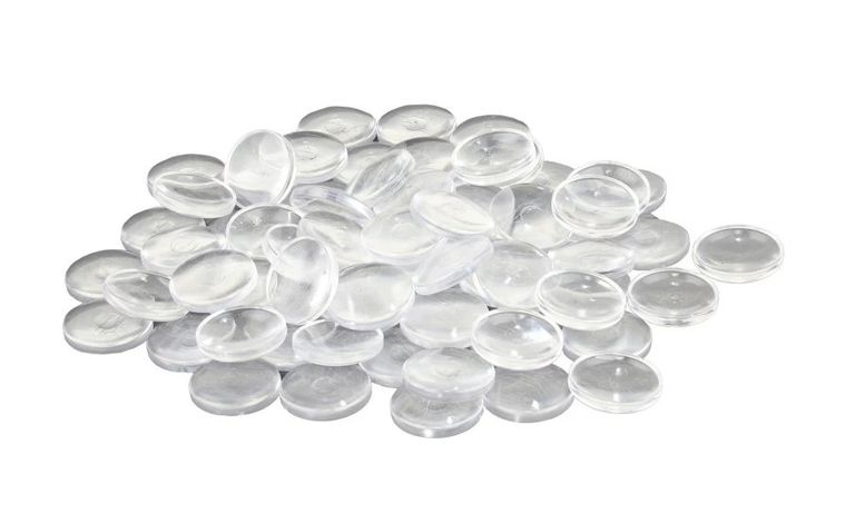 RePlastic Sada 100 počítacích kamínků průměr 20 mm, čiré