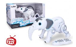 Obrázek produktu: Robo-slon RC plast 33 cm na baterie + dobíjecí pack se světlem se zvukem