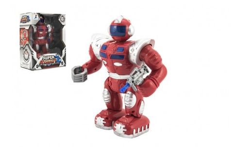 Obrázek produktu: Robot bojovník chodící plast 23 cm na baterie se světlem se zvukem