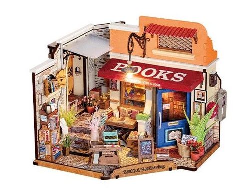 Obrázek produktu: RoboTime Miniatura domečku Knihkupectví na rohu