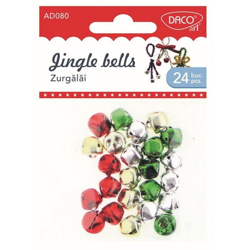 Rolničky barevné 24 ks