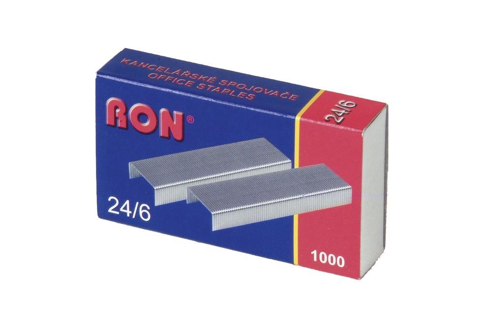 RON Drátky do sešívačky 24/6 - 1000 ks