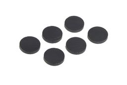 Obrázek produktu: RON Magnet černý kulatý 20 mm - 12 ks