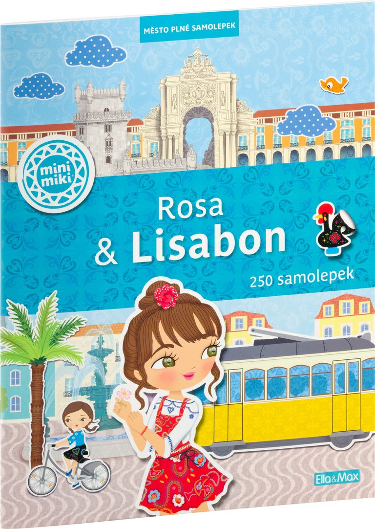 Levně ROSA & LISABON – Město plné samolepek