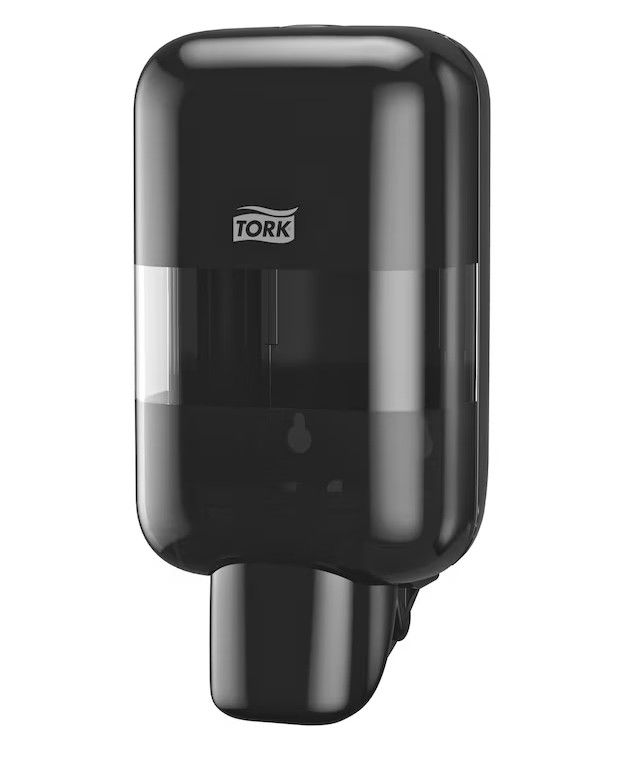 S5 Zásobník na dezinfekční prostředky a mýdlo, černý, plast