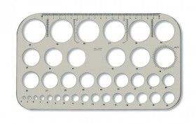 Obrázek produktu: Šablona kružnicová - kouřová - 749161