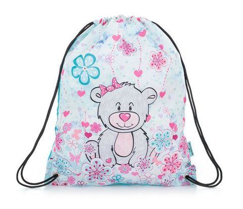 Obrázek produktu: Sáček na cvičky Bagmaster - LUMI 21 C GRAY/BLUE/PINK