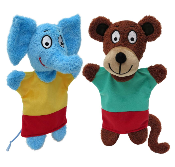 Sada 2dílná, Slon Eda + Opičák Pepa, maňásci