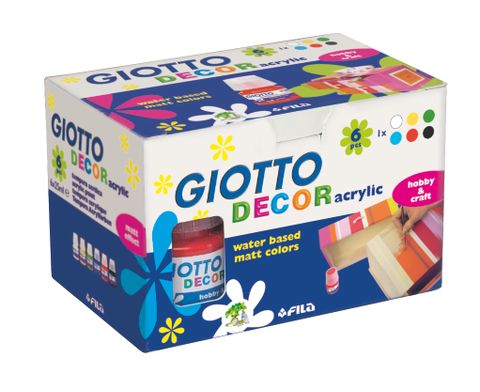 Obrázek produktu: Sada akrylových barev Giotto Decor matt 6 × 25 ml