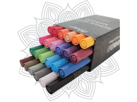 Obrázek produktu: Sada akrylových popisovačů Artmagico se středním hrotem 2 mm - 24 ks