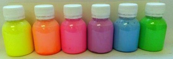 Levně Sada akrylových tuší NEON - 6 x 70 g