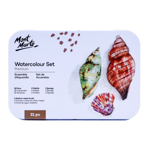 Obrázek produktu: Sada akvarelových barev Mont Marte - 18 ks