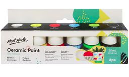 Obrázek produktu: Sada barev na sklo a porcelán Mont Marte - 6 x 20 ml