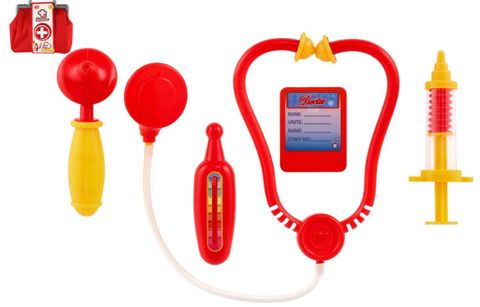 Obrázek produktu: Sada doktor/ lékař plast se stetoskopem v tašce 20 x 22 cm