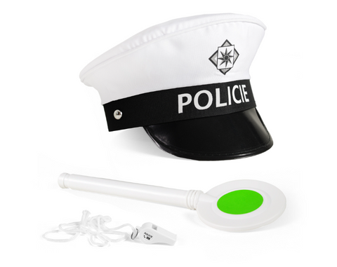Obrázek produktu: Sada dopracní policie s plácačkou a píšťalkou