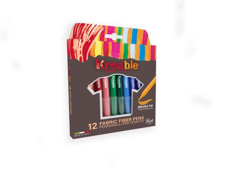 Obrázek produktu: Sada fixů na textil Toy Color, 12 barev