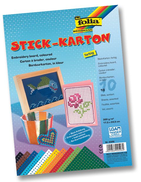 Obrázek produktu: Sada k tvoření - prošívaní papíru 17,5 × 24,5 cm