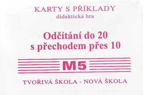 Obrázek produktu: Sada kartiček M5 - odčítání do 20 s přechodem přes 10