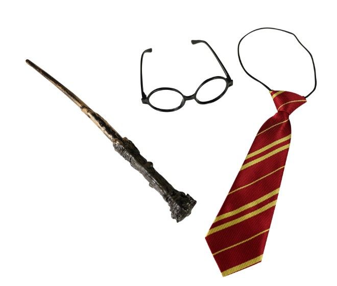 Sada kouzelník s brýlemi a kravatou