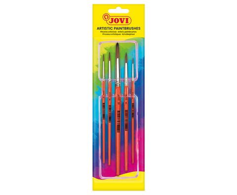 Obrázek produktu: Sada kulatých štětců - 5 ks /0, 4, 6, 8, 12/