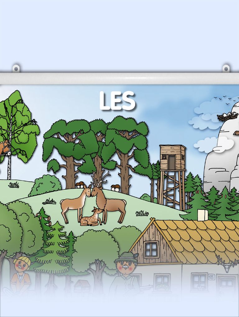 Sada lišt s očky pro tématické obrazy