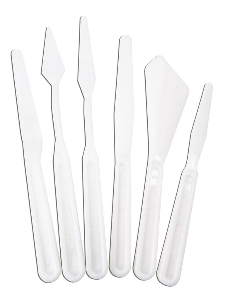 Sada malířských špachtlí a nožů - 6 ks