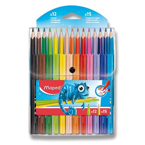 Obrázek produktu: Sada Maped Color'Peps Ocean - 12 fix + 15 pastelek