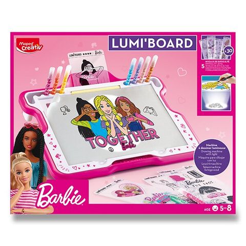 Obrázek produktu: Sada Maped Creativ Barbie Lumi Board - tabule s podsvícením