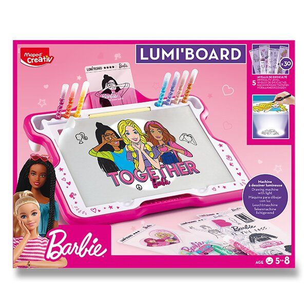 Maped Sada Creativ Barbie Lumi Board tabule s podsvícením