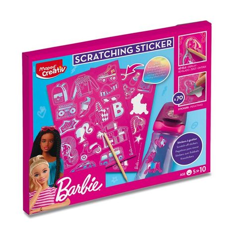 Obrázek produktu: Sada MAPED Creativ Barbie Scratching Stickers