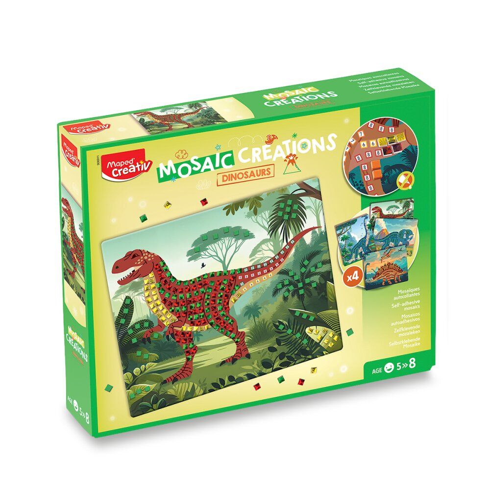 Sada Maped Creativ Mosaic Creations - Dinosauři