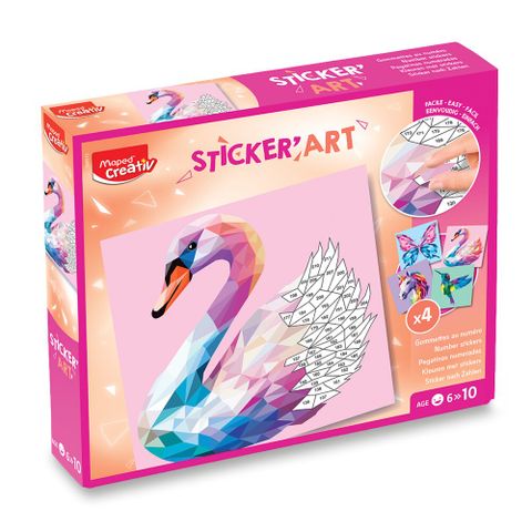 Obrázek produktu: Sada Maped Creativ Sticker´Art samolepky - Elegantní tvorové