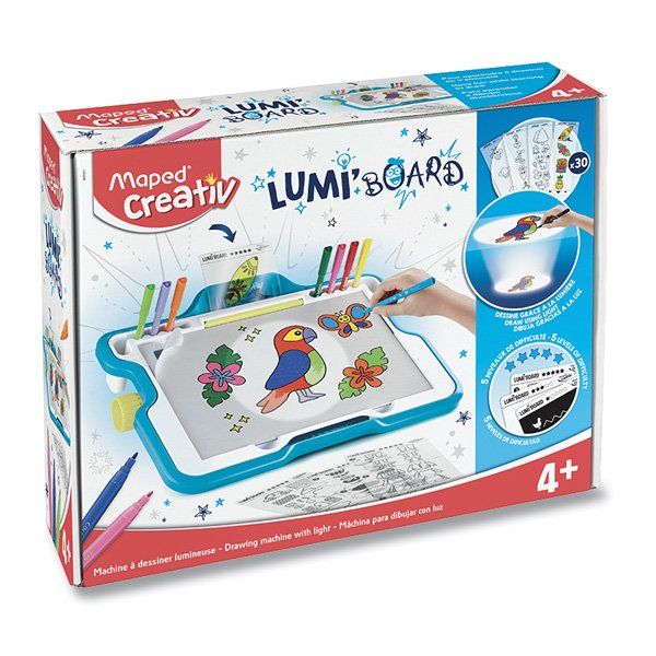 Sada MAPED LUMI BOARD, Tabule s podsvícením