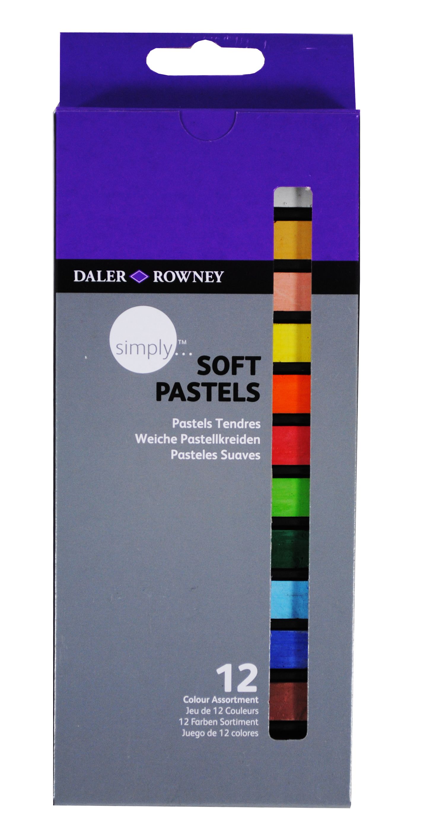 Sada měkkých pastelů SIMPLY 12 ks