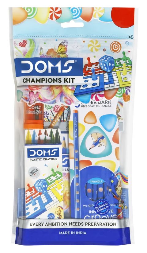 Obrázek produktu: Sada na kreslení a vybarvování DOMS Champion 31 ks v závěsném pouzdru