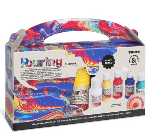 Obrázek produktu: Sada na pouring READY-MIX MEDIUM PRIMO, 5 × 100 ml