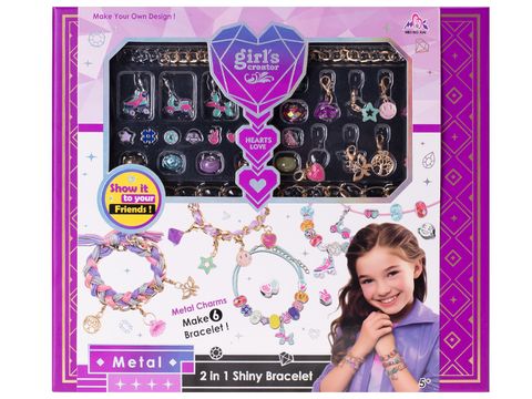 Obrázek produktu: Sada na výrobu náramků s kovovými přívěsky