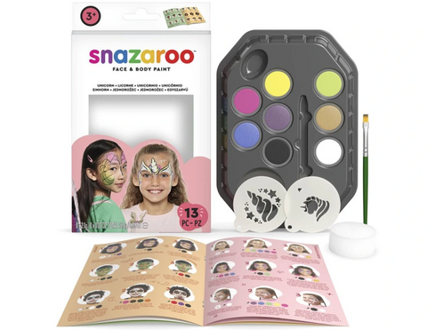 Obrázek produktu: Sada obličejových barev Snazaroo - Jednorožec, motýl