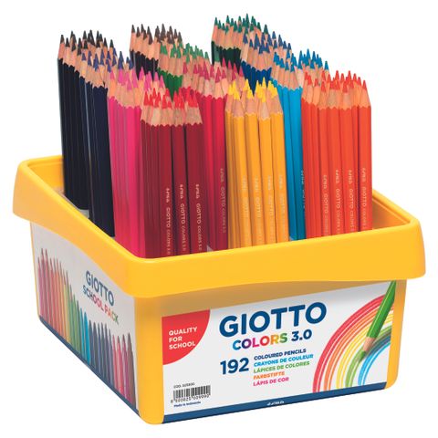 Obrázek produktu: Sada pastelek Giotto Colors v plastovém boxu - 192 ks