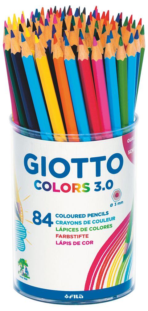 Obrázek produktu: Sada pastelek Giotto Colors v plastovém boxu - 84 ks