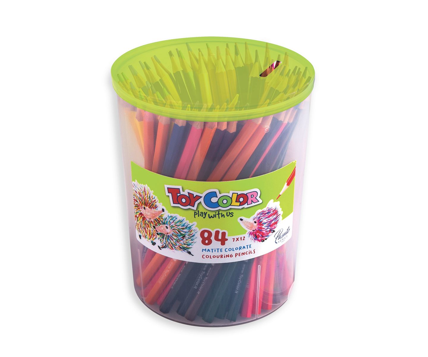 Sada pastelek Toy Color v plastovém boxu - 84 ks