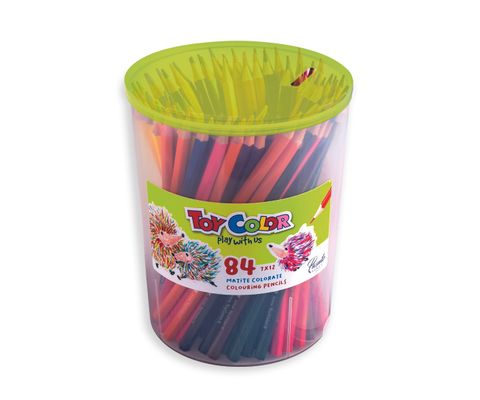 Obrázek produktu: Sada pastelek Toy Color v plastovém boxu - 84 ks