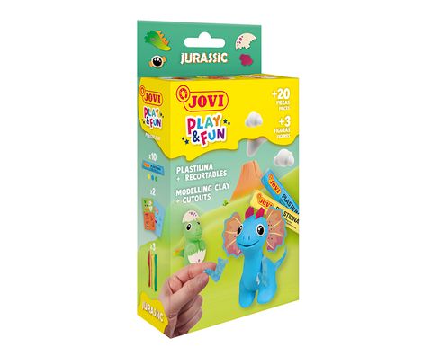 Obrázek produktu: Sada plastelína JOVI PLAY&FUN MINI - 20 ks Jurassic