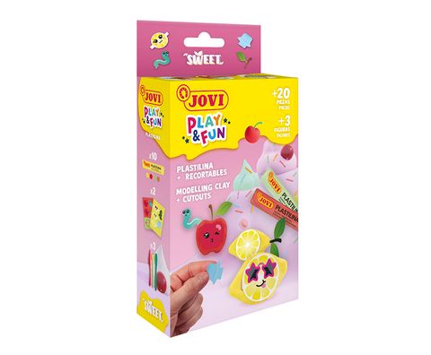 Obrázek produktu: Sada plastelína JOVI PLAY&FUN MINI - 20 ks Sweet
